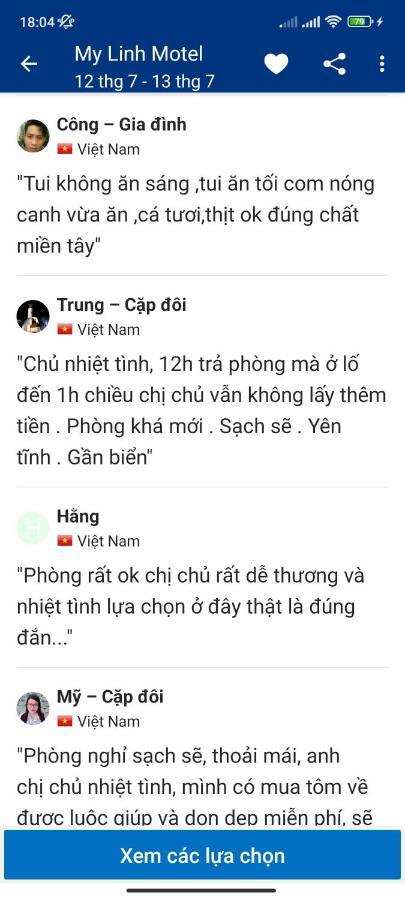My Linh Motel 976 Duong Vo Thi Sau لونغ  هاي المظهر الخارجي الصورة